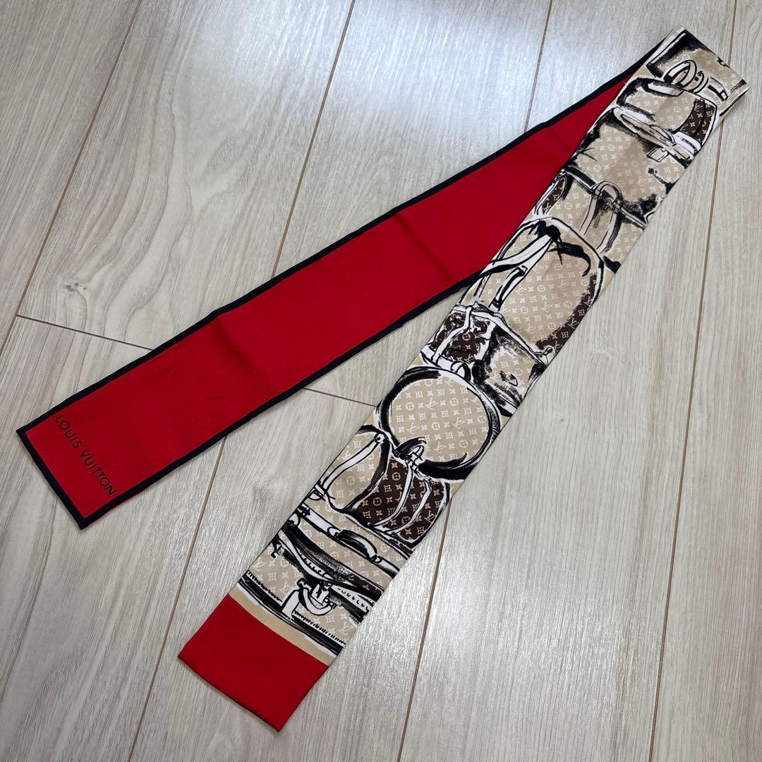LOUIS VUITTON ルイヴィトン トラベルバッグ柄 バンドー スカーフ