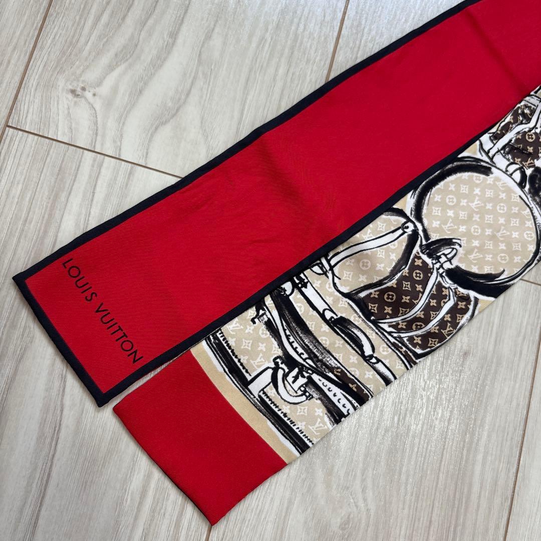 LOUIS VUITTON ルイヴィトン トラベルバッグ柄 バンドー スカーフ