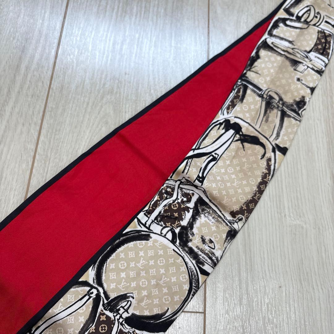 LOUIS VUITTON ルイヴィトン トラベルバッグ柄 バンドー スカーフ