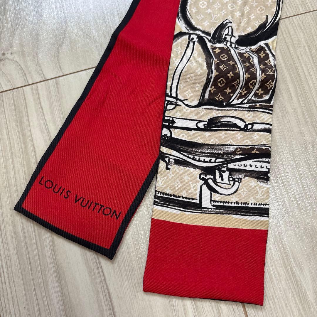 LOUIS VUITTON ルイヴィトン トラベルバッグ柄 バンドー スカーフ