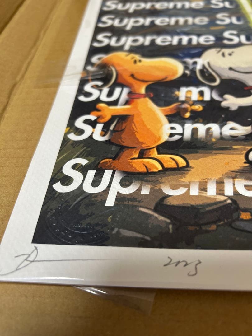 DEATH NYC アートポスター　supreme SNOOPY no.72