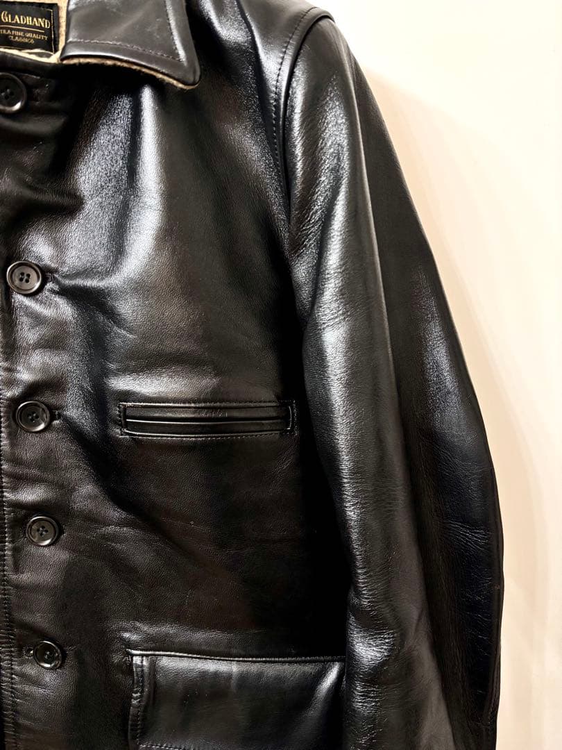 【美品】BY GLADHAND ホースハイド カーコート 定価￥217,800