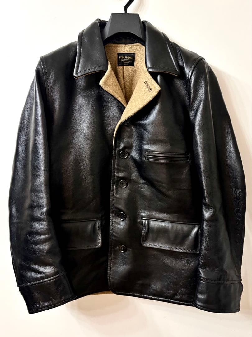 【美品】BY GLADHAND ホースハイド カーコート 定価￥217,800