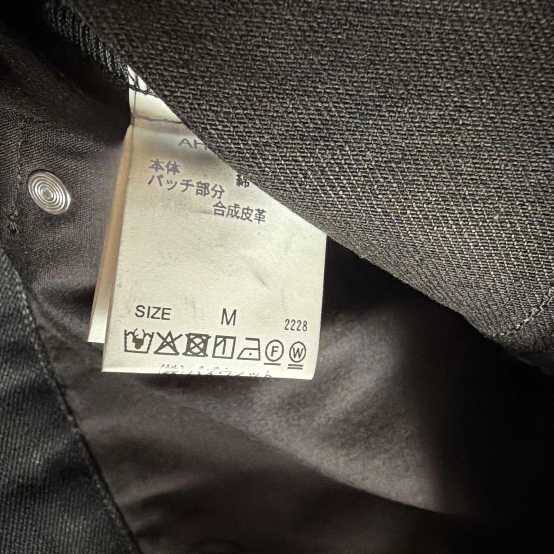 ANDER HUNK スタッズ付きデニムジャケット 黒