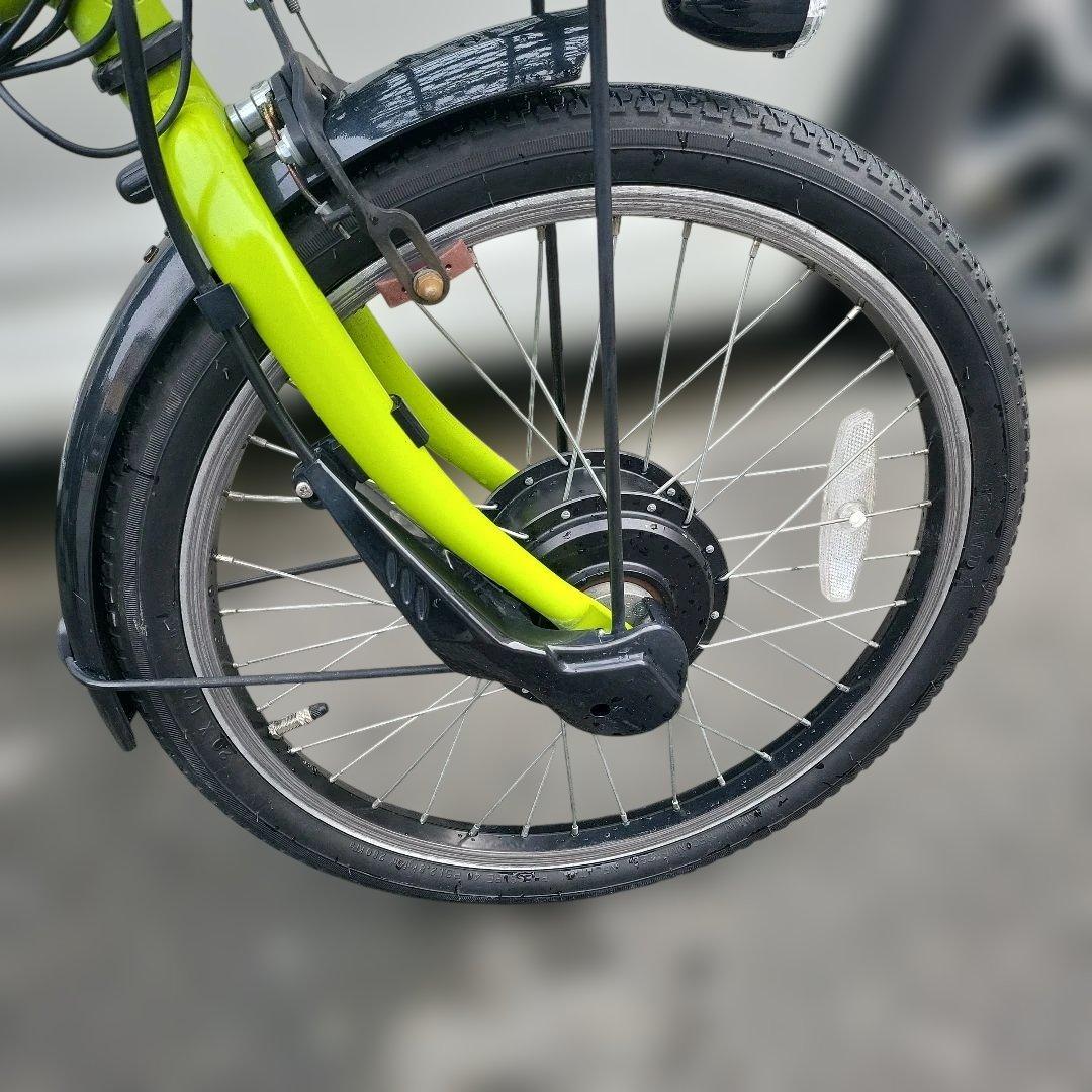 美品 ＰＥＬＴＥＣＨ ペルテック ＴＤＮ－２０８Ｌ折りたたみ電動アシスト自転車
