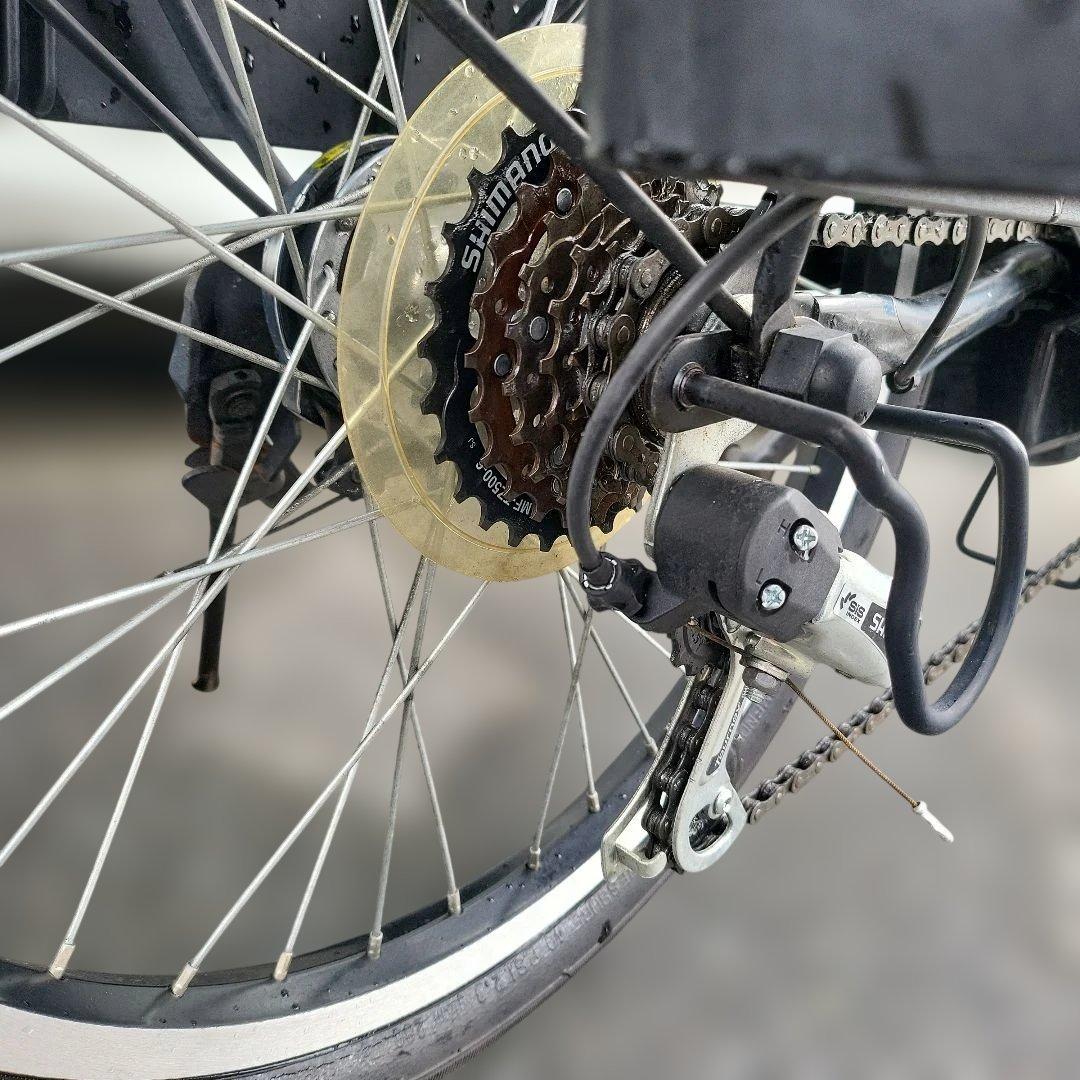 美品 ＰＥＬＴＥＣＨ ペルテック ＴＤＮ－２０８Ｌ折りたたみ電動アシスト自転車