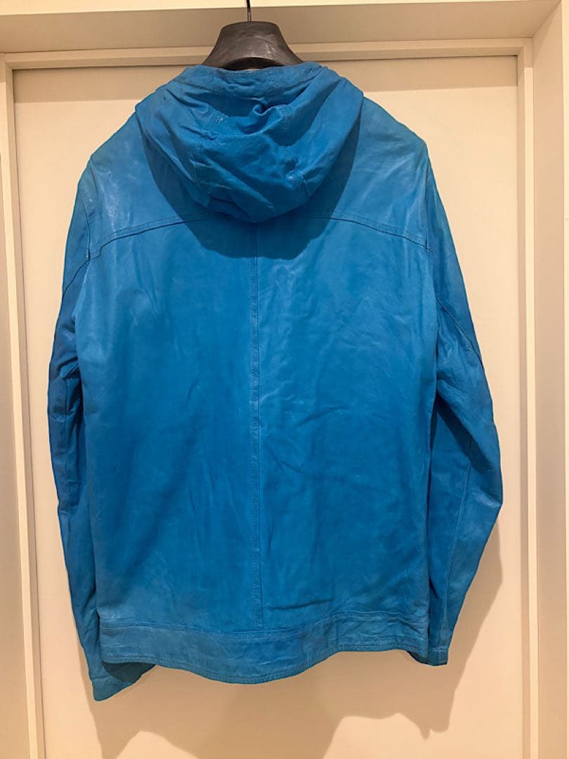 良品GIORGIO BRATOジョルジオブラット定番ラムレザーフーディジャケット