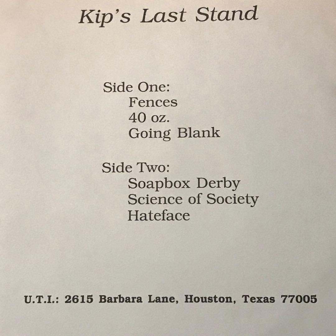 洋楽 Under the Influence - Kip's Last Stand