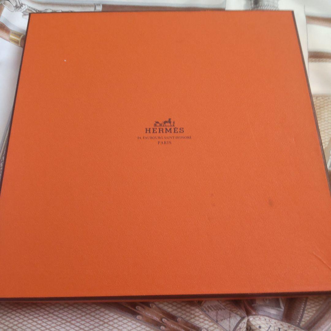 HERMÈS 杖デザイン シルクスカーフ