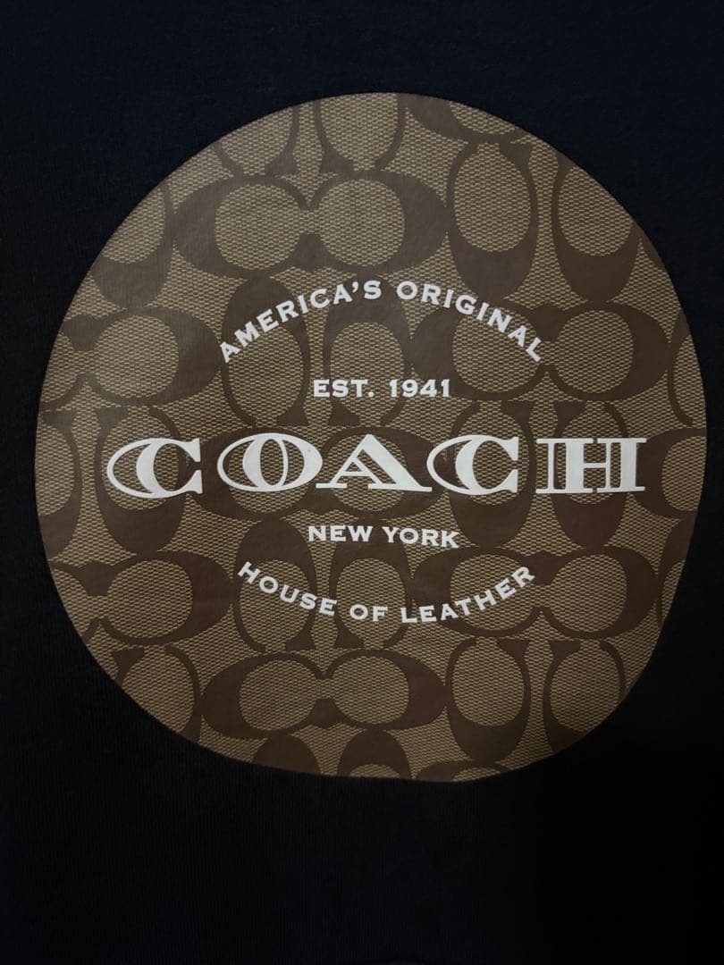 【最終値下げ】COACH ブラック フード付きパーカー