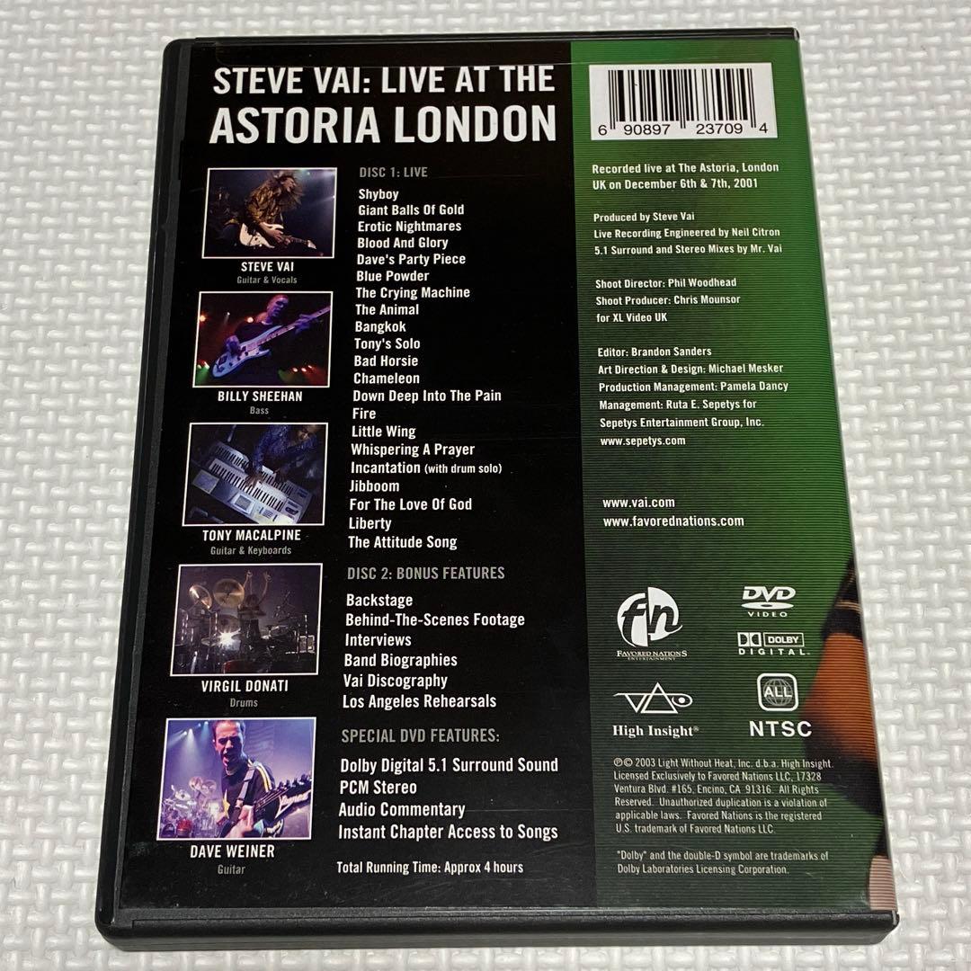 新品未開封品　STEVE VAI 非売品ギターピック付き　LIVEDVD