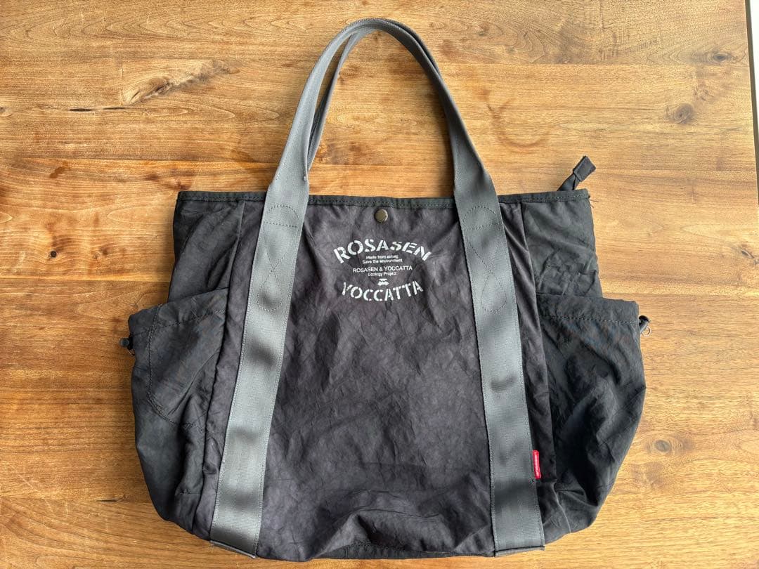限定品　ROSASEN yoccatta コラボ トートバッグ　セット ブラック