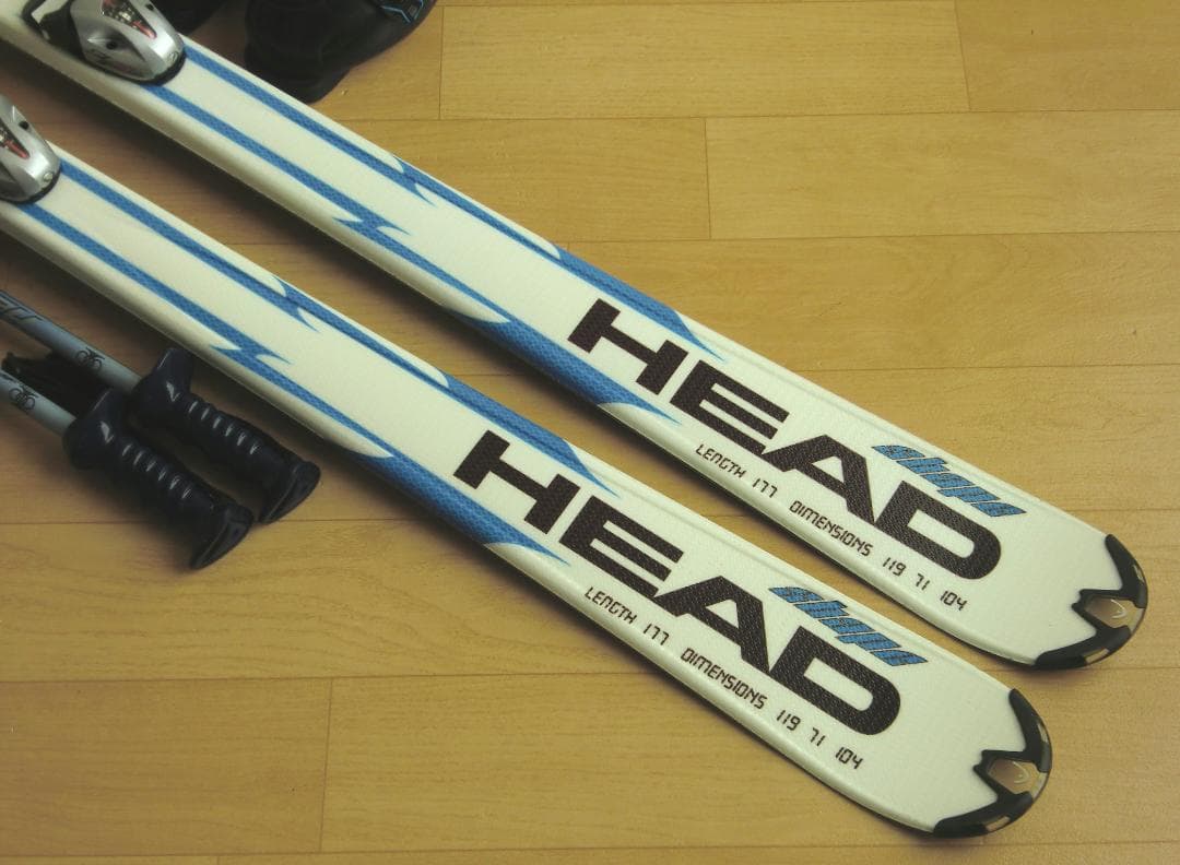 ■■最終特価■送料無料■HEAD■メンズスキーフルセット■板177靴28.5■■