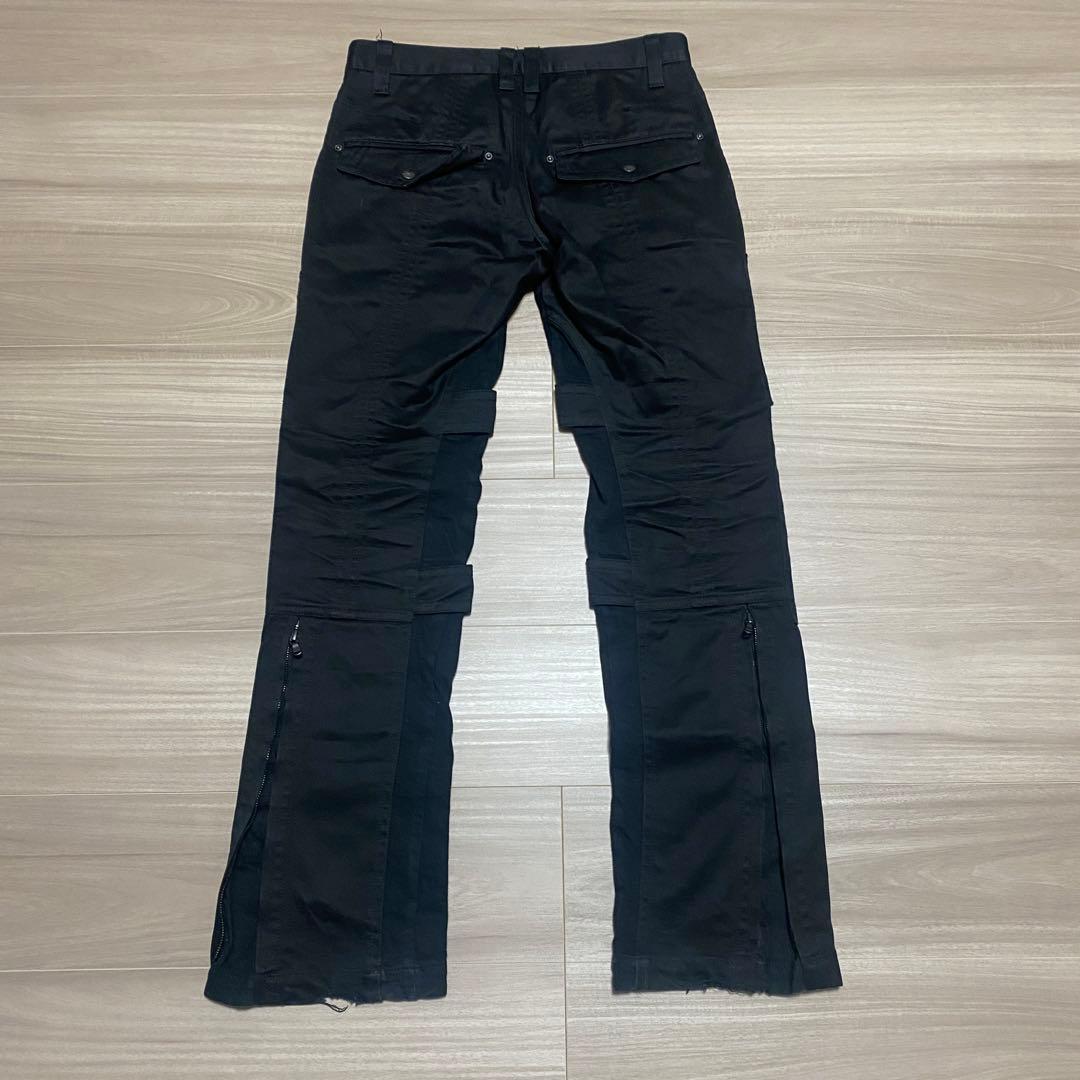 HALB TETE HOMME ボンテージ パラシュート カーゴパンツ y2k