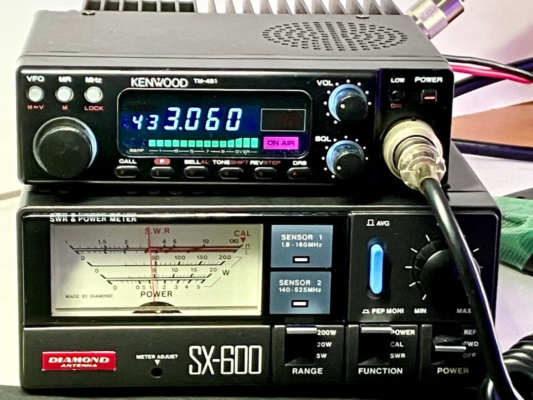 ケンウッドTM-431S 35w アマチュア無線機