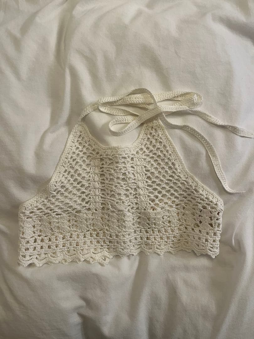 トップス Todayful Crochet Knit Bustier
