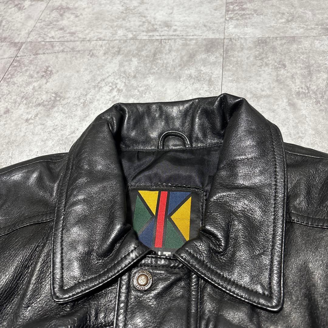 ジャケット・アウター 80s vtg short real leather flight jacket