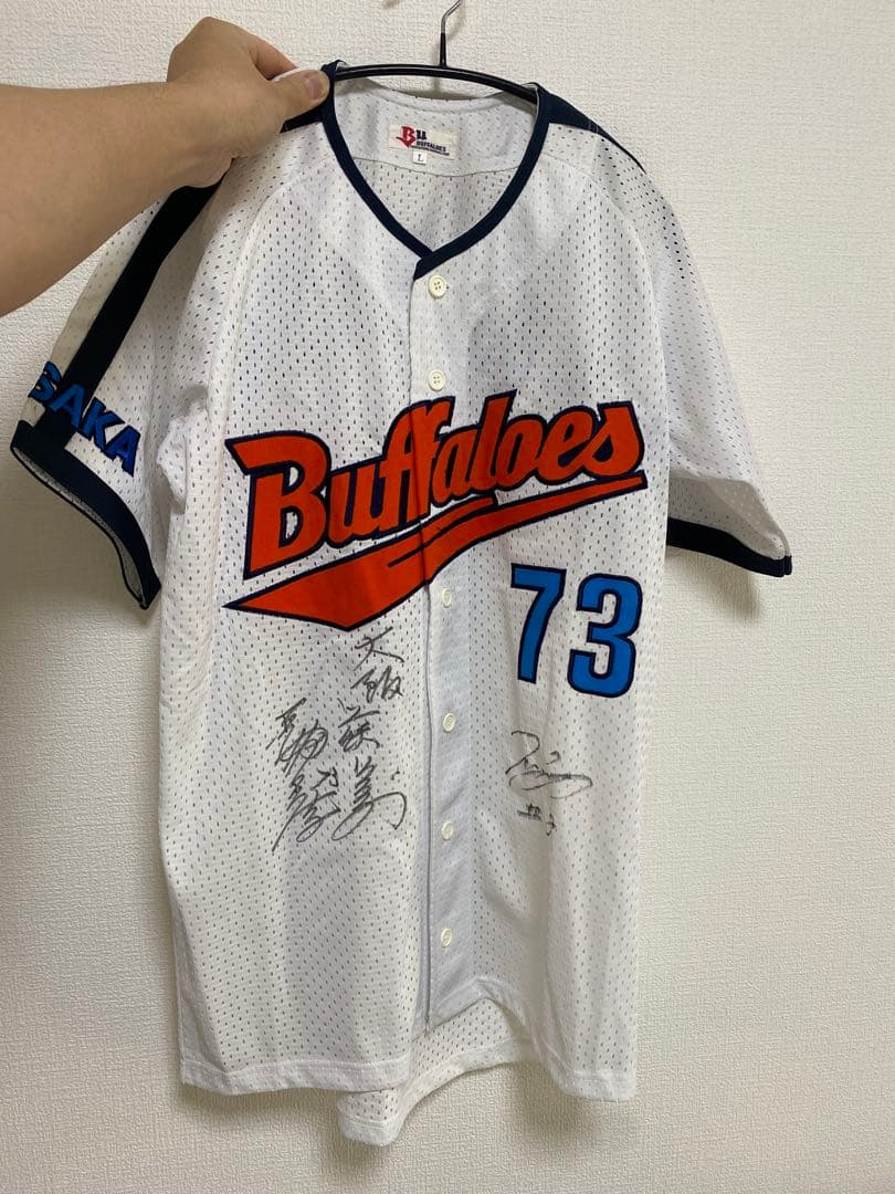 近鉄バファローズ 梨田昌孝 直筆サイン ユニフォーム 背番号73 オリックス前身