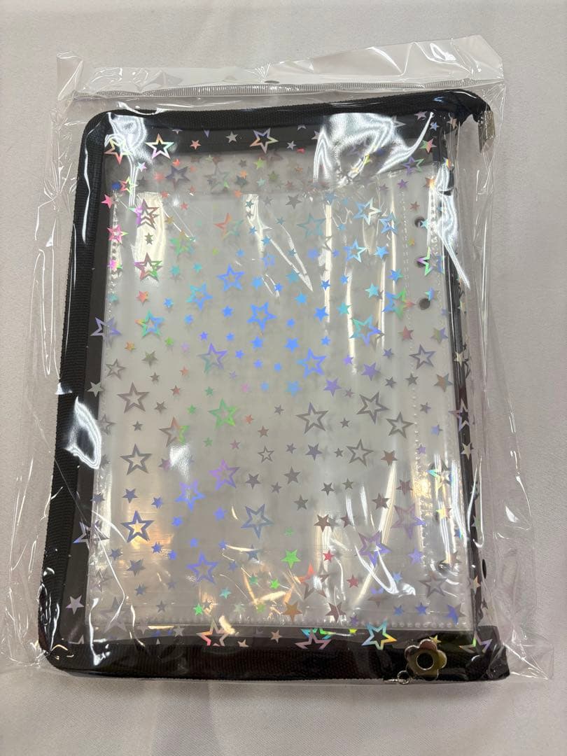 チャック式クリア星シール帳 A5サイズ 5色セット