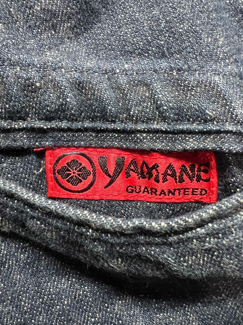 EVISU YAMANE 38サイズ Gジャン 刺繍 スーベニア HAGE