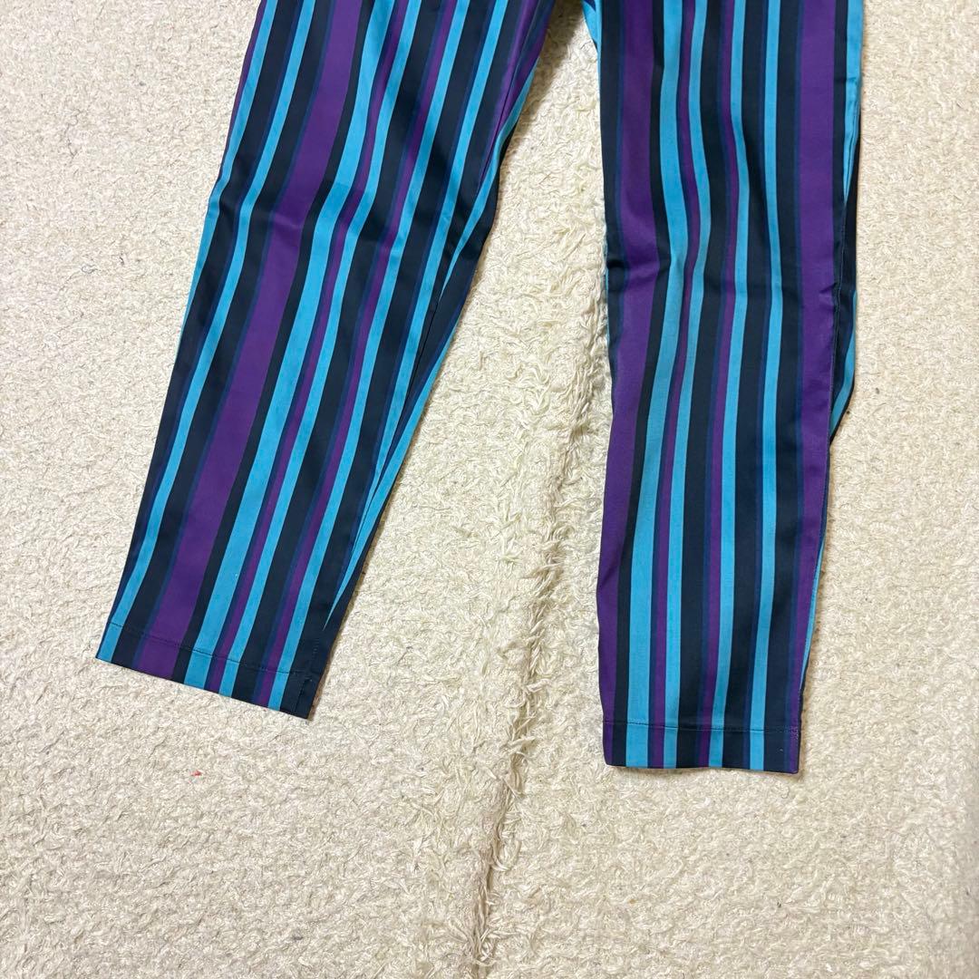 タグ付未使用　BEAMS GOLF ゴルフパンツ　ストレッチ　ストライプ柄