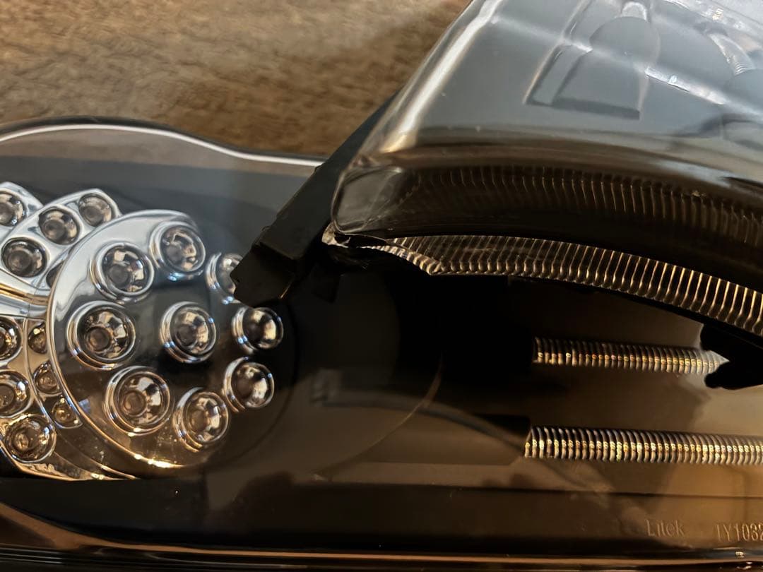 FJクルーザーLEDウィンカーコーナーランプ左右(社外)ブラック