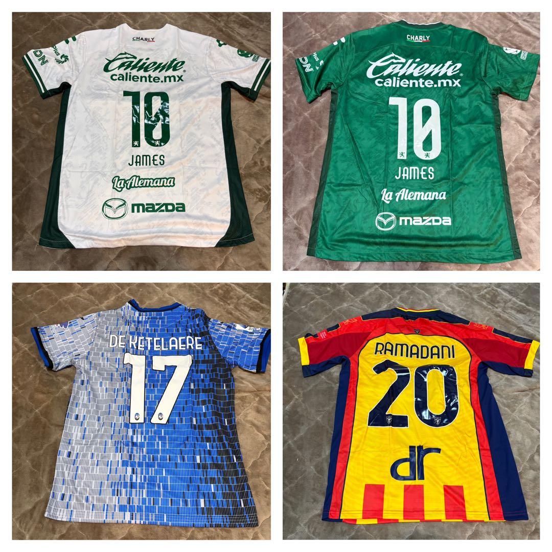 海外サッカー　ユニフォーム　セリエA ブンデス他　20枚セット+おまけ数枚