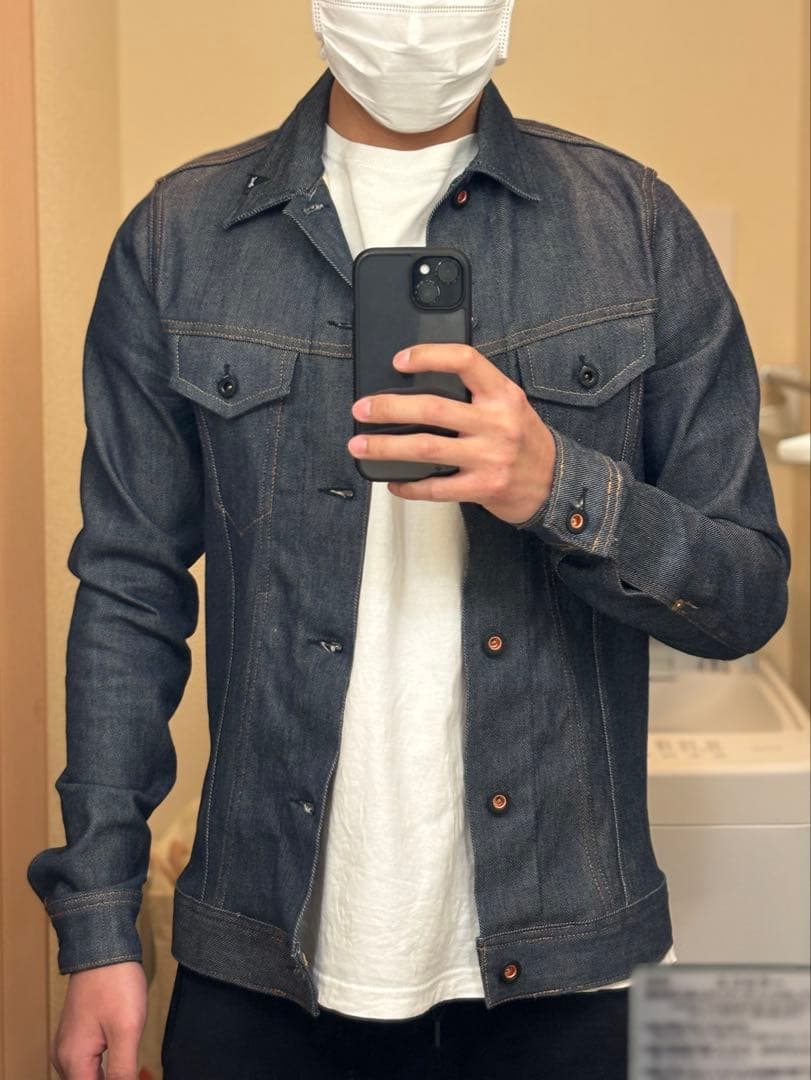 DENHAM リジット デニムジャケット XS 美品