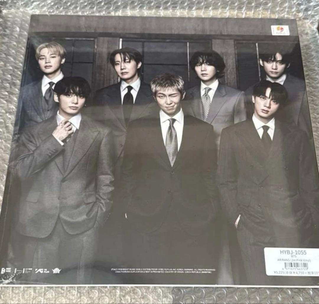BTS ARIRANG Jin Pink Vinyl ジン LP アナログ