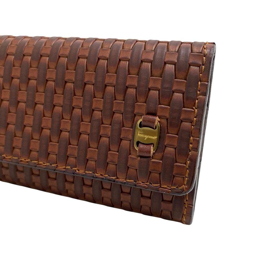 【貴重】 新品 Ferragamo フェラガモ キーケース 6連 ヴァラリボン