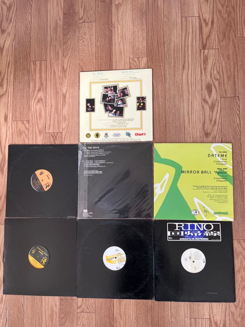 ジャパニーズ hiphop レコード　7枚セット