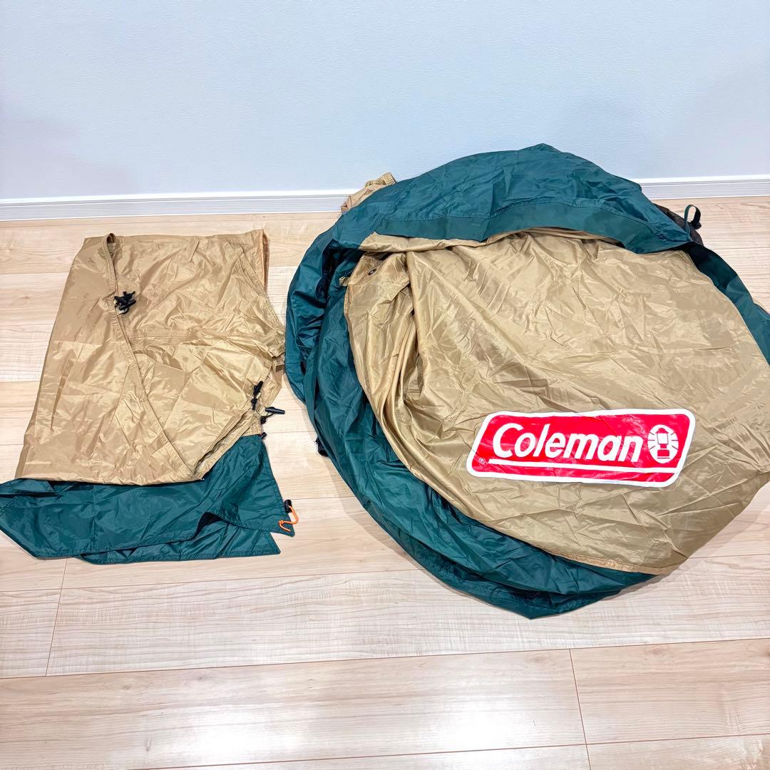 【美品】Coleman トンネルコネクトスクリーンタープ　テント　キャンプ