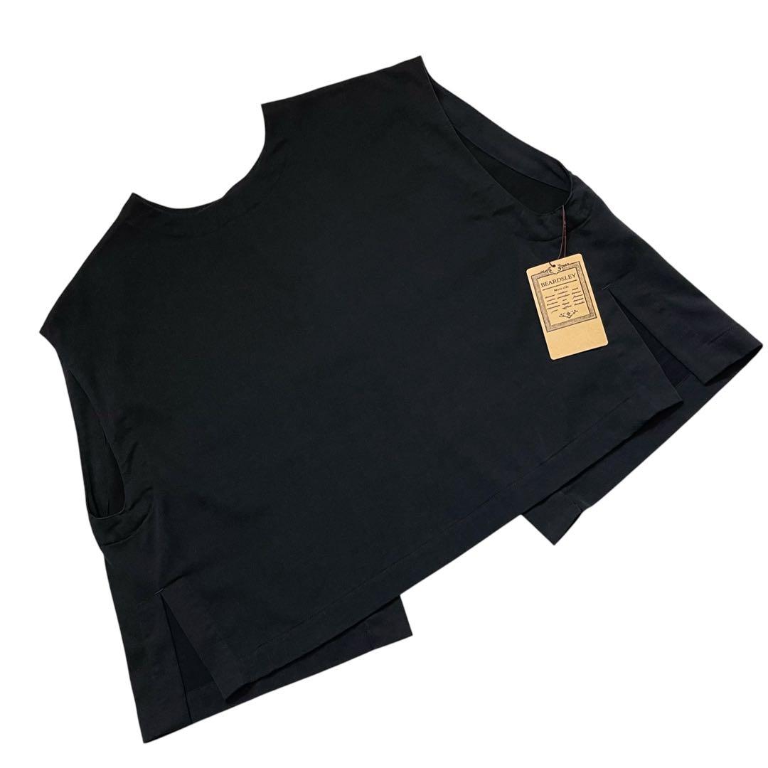 BEARDSLEY ビアズリー ショートベスト 前後 2way 黒【未使用品】