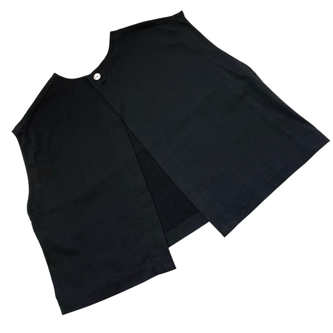 BEARDSLEY ビアズリー ショートベスト 前後 2way 黒【未使用品】
