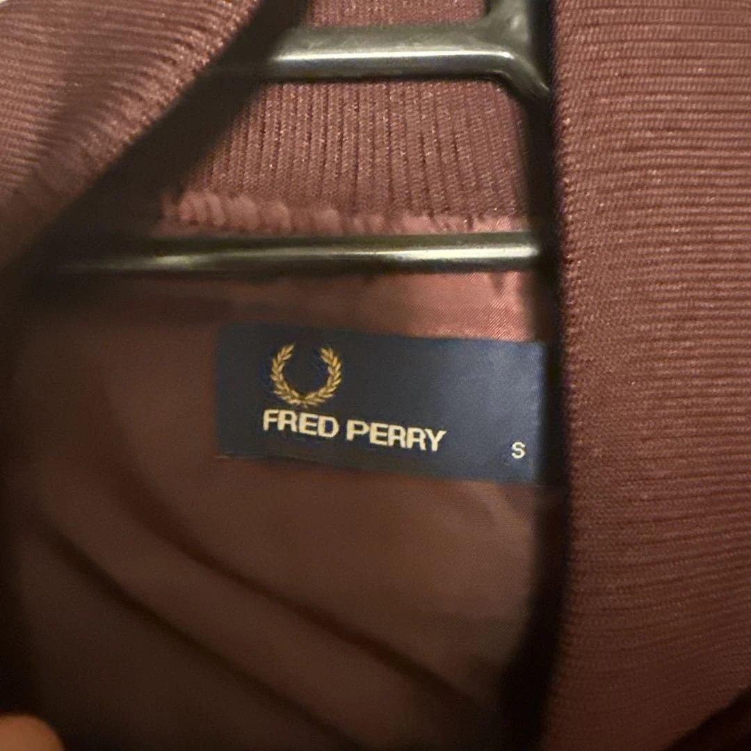FRED PERRY ベロア トラックジャケット ボルドー