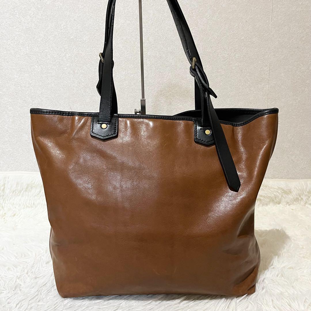 COACH コーチ　トートバッグ 肩掛け A4可 大容量 オールレザー