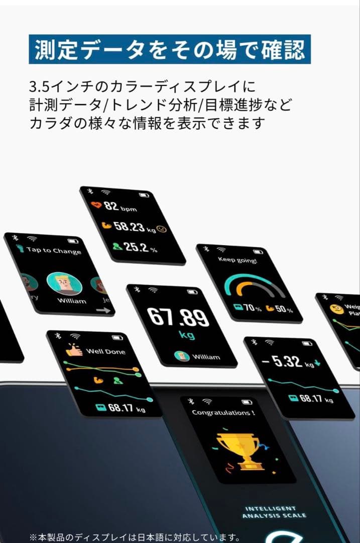 【極美品】ANKER eufy Smart Scale P3 体組成計