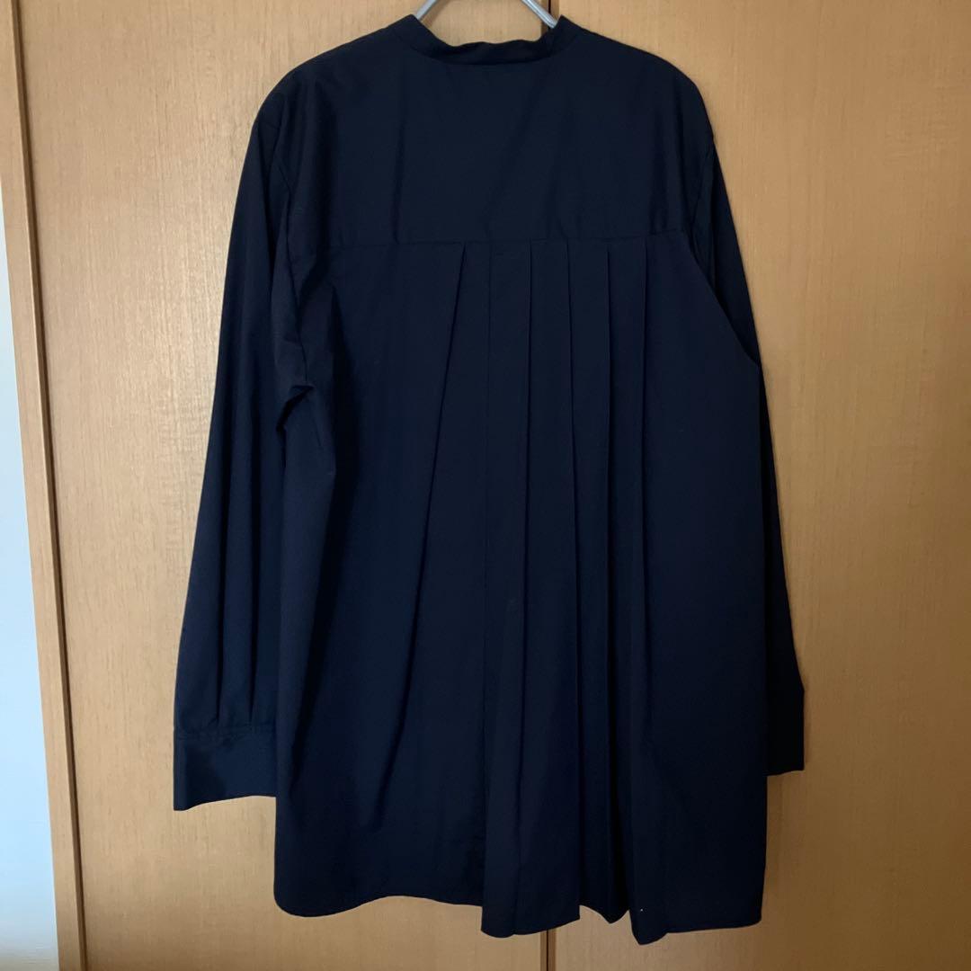 【極美品】ENFOLD アシンメトリーシャツ ネイビー