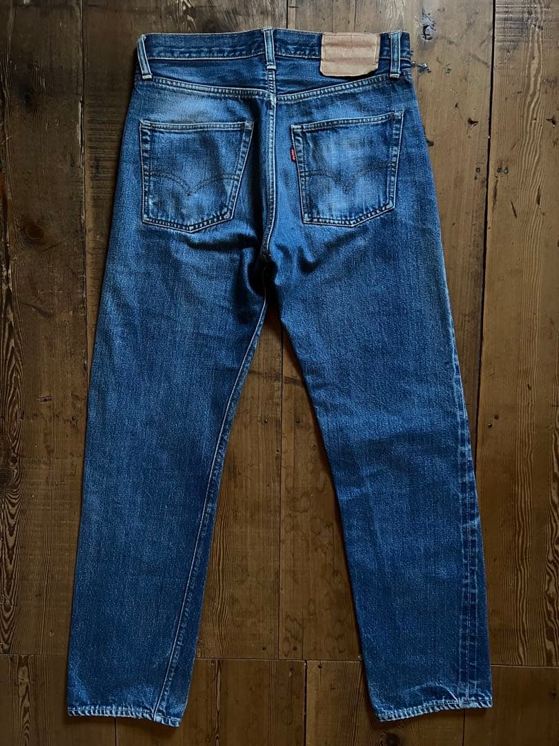 茶*ー様 60s levi's 501 BIGE ビッグE 足長R 希少ズレカン