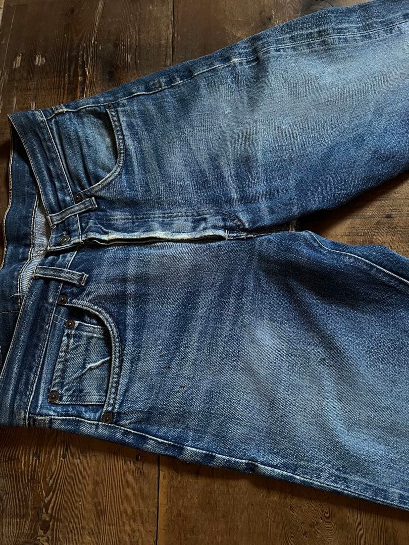 茶*ー様 60s levi's 501 BIGE ビッグE 足長R 希少ズレカン