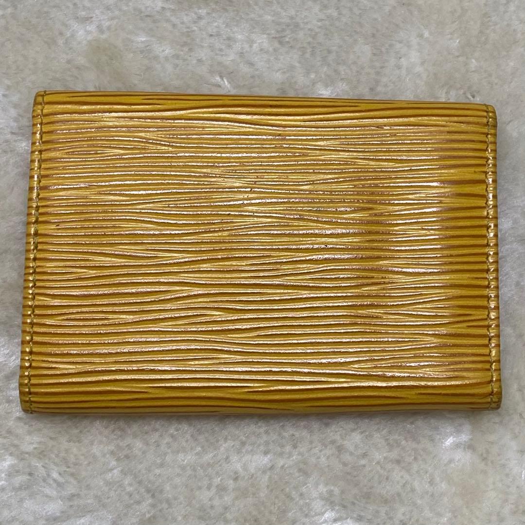 極美品✨ルイヴィトンキーケースミュルティクレ6エピレザー黄×紫ゴールド金具LV