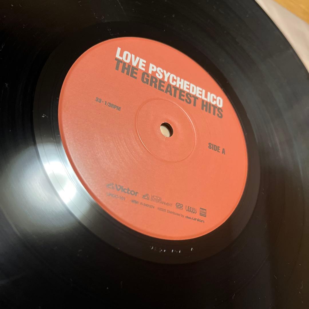 LOVE PSYCHEDELICO THE GREATEST HITS レコード