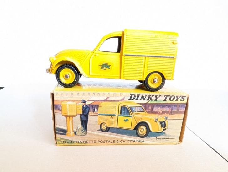 仏Dinky ビンテージ　シトロエン2 CV 郵便車　オリジナルNo:560