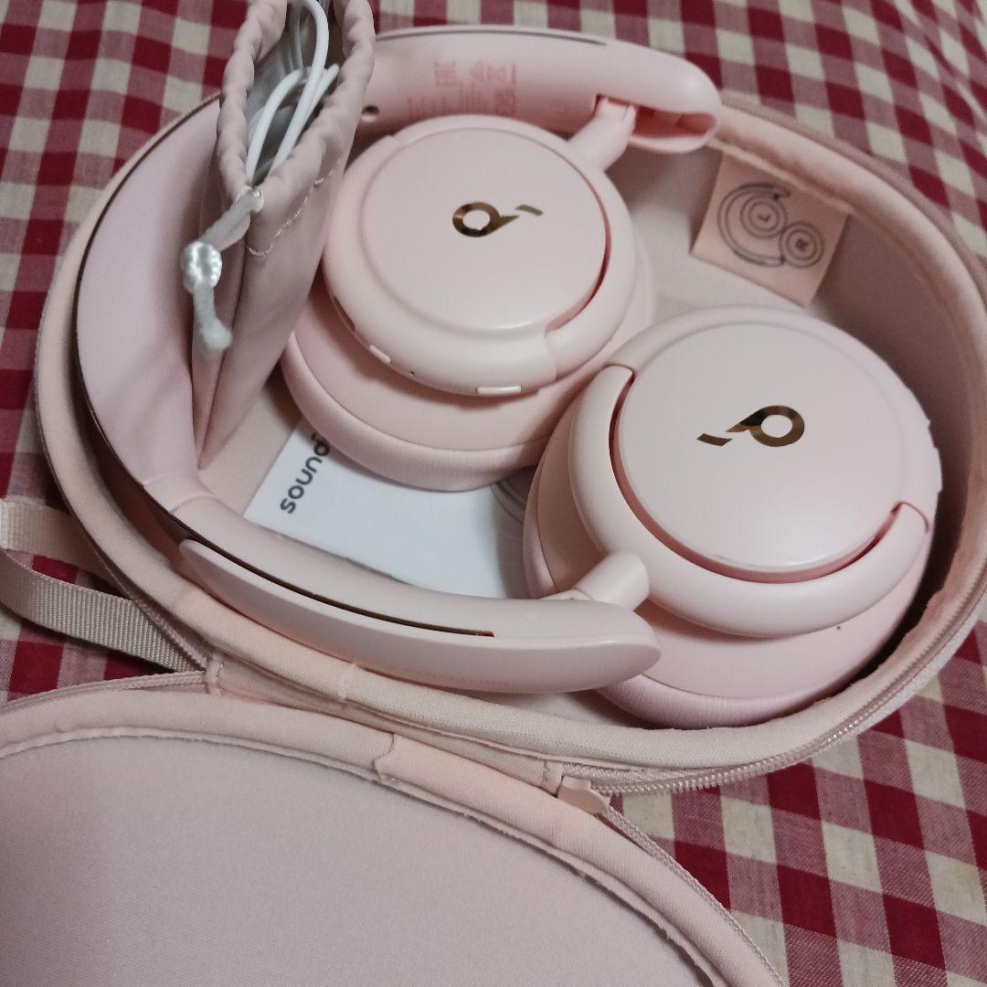【美品】Soundcore Life Q30 ピンク ワイヤレスヘッドホン