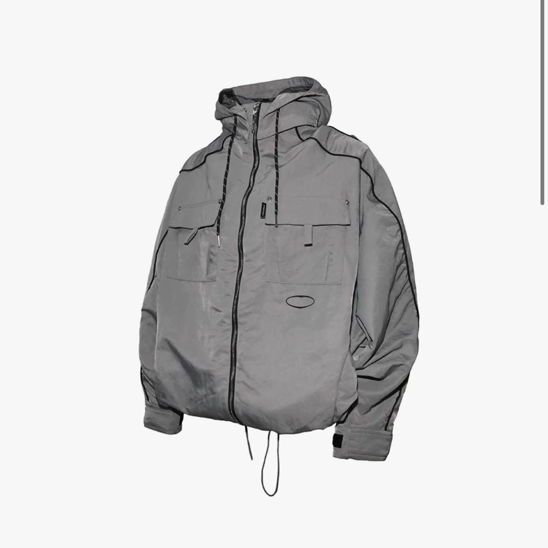 ジャケット・アウター theredthread nylon jacket heart gray