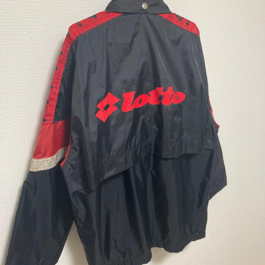 90s ACミラン ナイロンジャケット フルジップ lotto