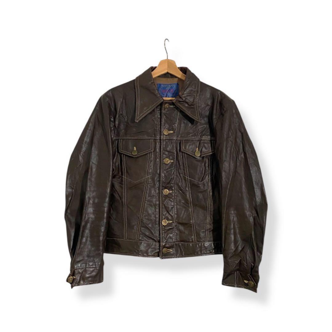 b*n様 70s USA製 SKALAR レザートラッカージャケット ショート丈