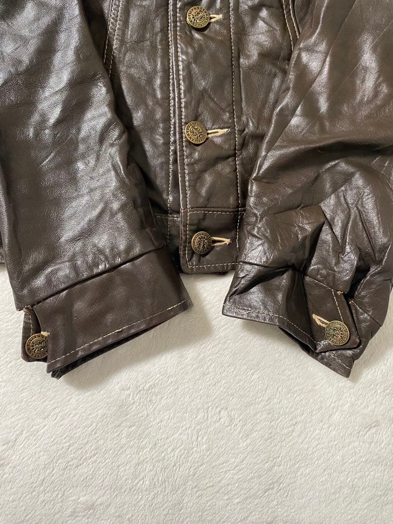 b*n様 70s USA製 SKALAR レザートラッカージャケット ショート丈