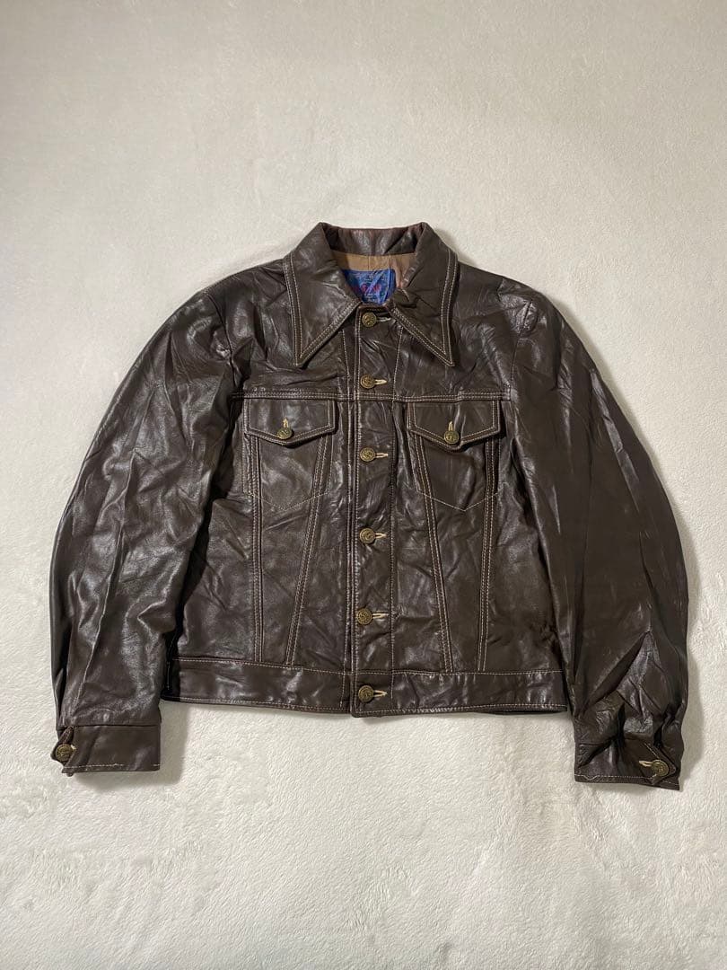 b*n様 70s USA製 SKALAR レザートラッカージャケット ショート丈