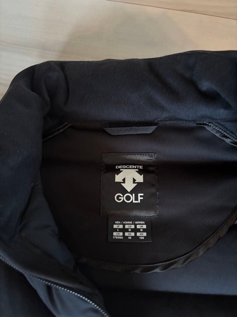 DESCENTE GOLF ブラックダウンベスト